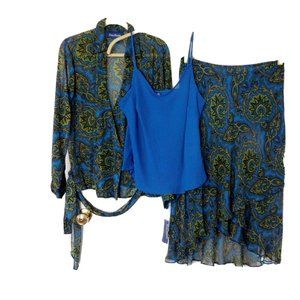 Evan-Picone skirt, tank and blouse set size 14 new with tags